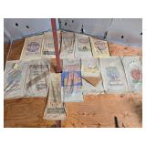Vintage seed bags