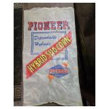 Vintage plastic pioneer seed sack