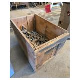 Stakes & crate