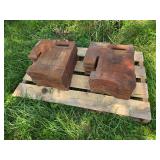 8 IH suitcase weights - 100lb