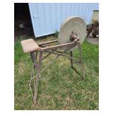 Vintage grinding stone