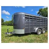 2016 Delta livestock trailer - Very nice!