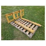 Homemade pallet forks