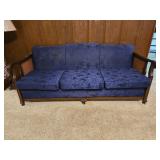Vintage Wood Frame Sofa