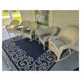 Patio furniture & rug