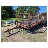 Hydraulic hog cart