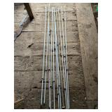 Bank line fishing poles