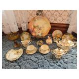 Vintage Hand-Painted Porcelain Collection