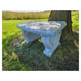 Concrete bench