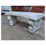 Concrete bench