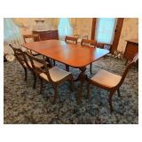 Dining room table & chairs