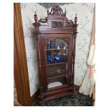 Victorian-style display cabinet