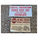Livestock signs