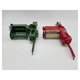 Two hay balers