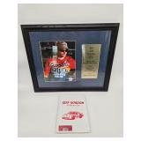 Jeff Gordon collector card set and autograph