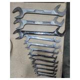 Snap-on SAE Double Open-End Wrench Set