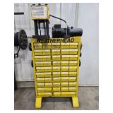 Weatherhead T-400 hose crimper w/ fittings