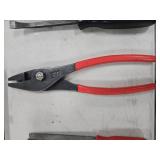 Snap-on slip-joint hose clamp plier