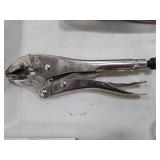 Snap-on vise grip