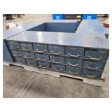 Organizer: hose clamps, bearings, line clamps