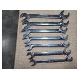 Snap-on Metric Double Open-End Wrench Set