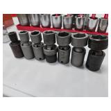 7 Assorted Swivel Impact Sockets
