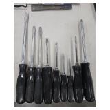 Snap-on screwdrivers