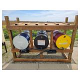 Oil drum stand