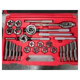 Snap-on metric tap & die set