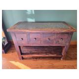 Wooden 4-drawer stand