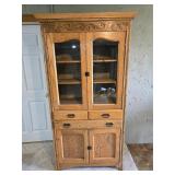 Oak China Hutch