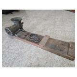 Antique meat grinder