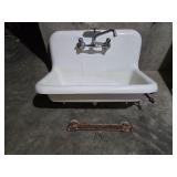 Vintage Cast Iron Farmhouse Utility Sink