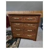 Antique Wooden 4-Drawer Dresser
