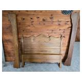 Vintage wooden bedframe