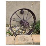 Vintage steel wheel