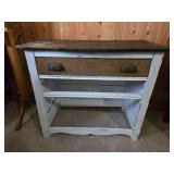 Partial wood dresser