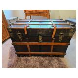 Antique Wooden Steamer Trunk