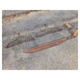 Antique hay knife