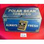 1910's POLAR BEAR COUNTER TOP TOBACCO TIN DISPLAY