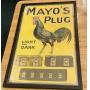 1902 Mayo Tobacco Canvas Advertising Sign Banner