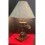 Cast Iron Red Jacket Water Pump Lamp Light