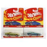 (2) Hot Wheels Classics 1969 Corvette