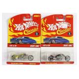 (2) Hot Wheels Classics Blast Lane Special Paint