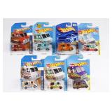 (7) Hot Wheels Food Truck Lot