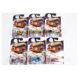 (6) 2012 Hot Wheels Holiday Rods Lot