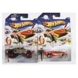 (2) Hot Wheels Holiday Rodger Dodger Sandblaster