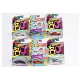(6) Hot Wheels Cars of the Decades 80