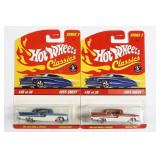 (2) Hot Wheels Classics 1955 Chevy Special Paint