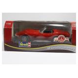 Revell 1/18 1969 Corvette Convertible Red